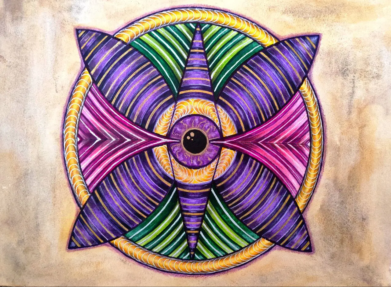 Mandala Mariposa de Luz - Transformación y renacimiento espiritual
